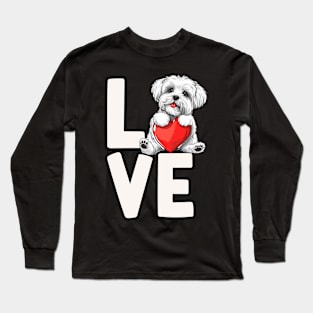 Maltese Love Long Sleeve T-Shirt